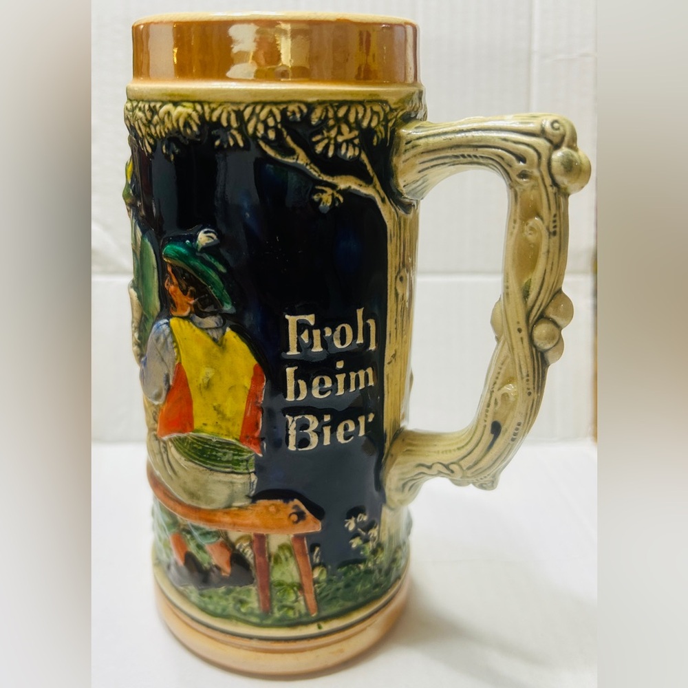 Beer Stein, Lusterware, marked made in Germany. Vintage.